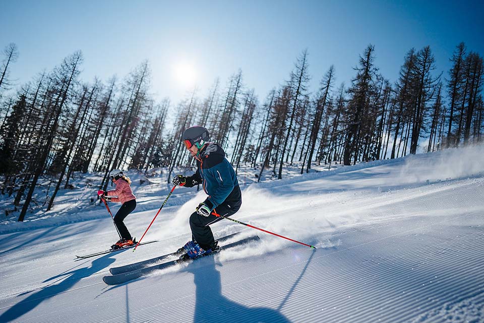 Familien Skikurlaub Petzen, Skifahren auf der Petzen